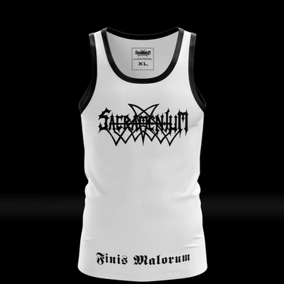 Sacramentum - Finis Malorum White TANK TOP SHIRT