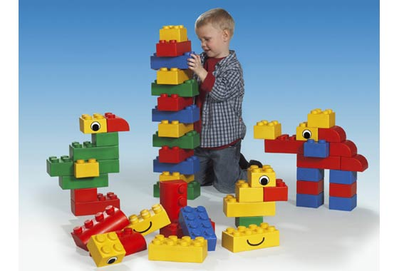 Набор мягких кубиков LEGO 84 единицы