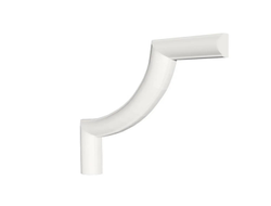 Угловой элемент DECOR-DIZAYN C1-130A к молдингу 130A, из дюрополимера, под покраску, 4шт
