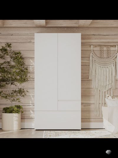 Одри шкаф 2х ств. Белый