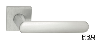 Дверная ручка на квадратном основании Fratelli Cattini "NEVADA" 8-CS матовый хром