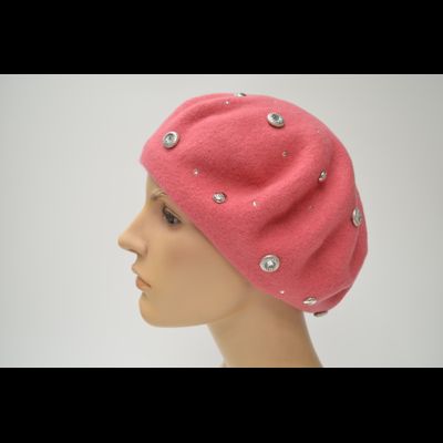 Берет Визио Италия фетровый маджента