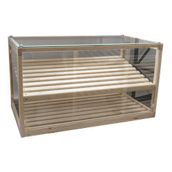 Витрина с деревянным каркасом для кондитерской