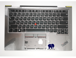 Топкейс и клавиатура с подсветкой для ноутбука Lenovo Thinkpad X1 Yoga 5 Gen.