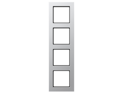 Jung AC584AL рамка 4 пост, цвет алюминий