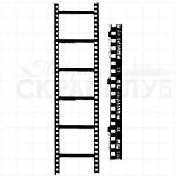 Штамп для скрапбукинга с кинопленкой из нескольких кадров