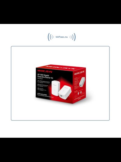 Сетевой адаптер Powerline MERCUSYS MP500 KIT Gigabit Ethernet, 2 шт.