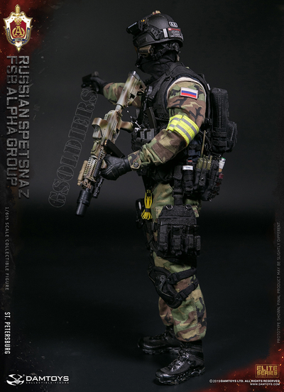 Спецназ ФСБ "Альфа" ФИГУРКА 1/6 scale Aciton Figure RUSSIAN SPETSNAZ FSB ALPHA GROUP 78071 DAMTOYS