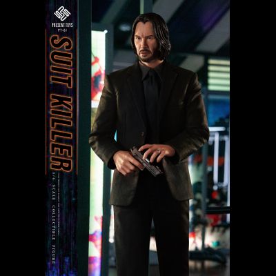 Джон Уик (Киану Ривз, &quot;Джон Уик&quot;) - Коллекционная ФИГУРКА 1/6 scale Suit killer (PT-sp61) - PRESENT TOYS