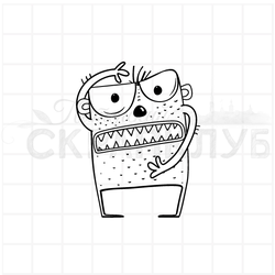 штамп монстрик