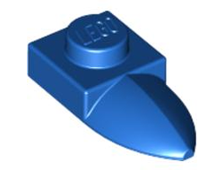 Plate, Modified 1 x 1 with Tooth Horizontal, Blue (49668 / 4247040 / 6102653 / 6123860)