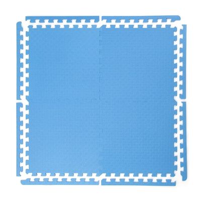 Будо-мат(мягкий пол спорт) 50х50 см. с креплением ласточкин хвост, с кромками, 1м2