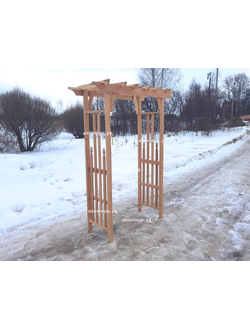 Арки деревянные садовые из хвойных пород дерева сосна, ель, лиственница.