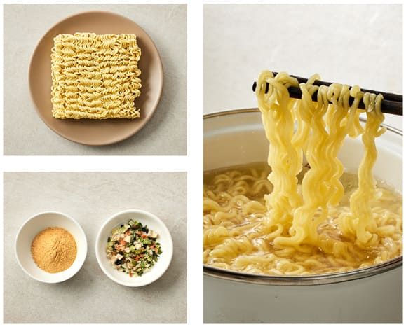 Сублимированные овощи и приправы для рамена