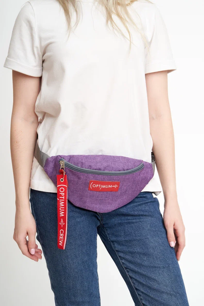 Сумка на пояс Optimum Mini RL, сиреневая