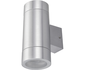 Ecola GX53 LED 8013A светильник накладной IP65 прозрачный Цилиндр металл. 2*GX53 Белый матовый 205x140x90 FW53C2ECH