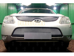 Защита радиатора Hyundai IX55 2009-2013 chrome верх