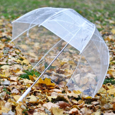Зонт-трость прозрачный "Глубокий купол"