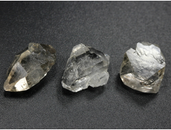 Кварц "Хёркимерский алмаз", сросток кристаллов в ассортименте, США (14-18 мм, 1,6-1,8 г) №28127