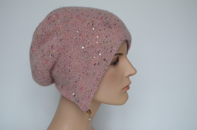 Vizio Collezione шапка ушанка персиковая