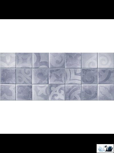 Плитка настенная Gracia Ceramica Folk blue square wall 02 25 х 60 см голубой мозаика