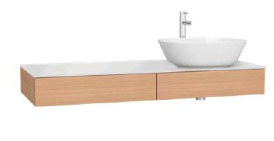 Модуль под раковину с выдвижным ящиком, Vitra Origin, 120 см, правосторонний, дуб, 65684