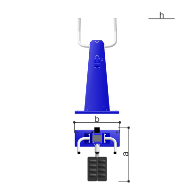 Уличный тренажер «Маятниковый» для спортивной площадки Romana 207.30.05