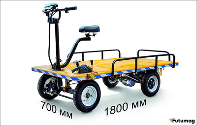 Платформенная тележка электрическая RuTrike СКЛАД 1800