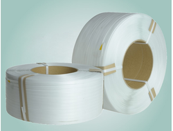 Стреп-лента ПП белая 19х1,0/0,9 км. эконом