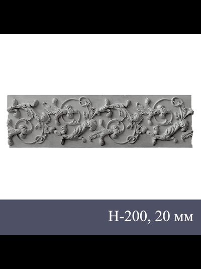 Фриз фр-05 из гипса для стен
