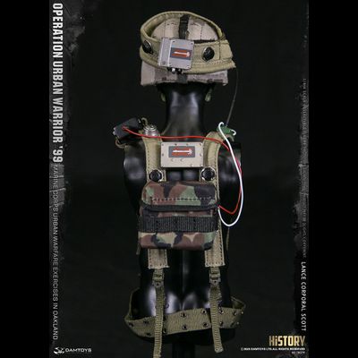 Американский морпех - младший капрал Скотт - ФИГУРКА 1/6 scale Operation Urban Warrior ‘99 - Marine Corps urban warfare exercises in Oakland “Lance corporal Scott” (78079) - DAMTOYS