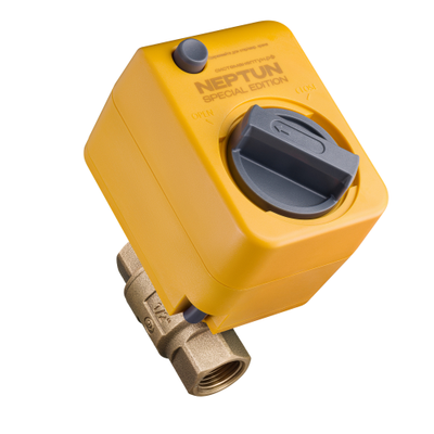 Кран шаровой с электроприводом Neptun Click BRONZE 12В 1 дюйм