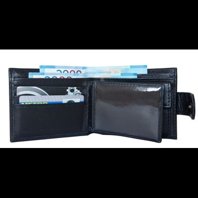 Кожаное портмоне Arrone black (арт. 7411-01)