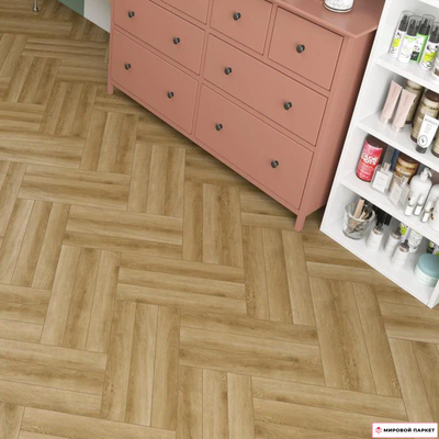 Ламинат Alpine Floor Herringbone 12 Pro Дуб Эльзас LF106-02 34 класс толщина 12 мм с фаской 1.1017 м2