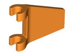 Flag 2 x 2 Trapezoid with Flared Edge, Orange (80324 / 6494201)