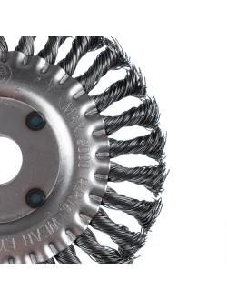 ЕРМАК Щетка металл. для УШМ150мм/22мм, крученая, дисковая, 2 штуки