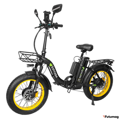 Электровелосипед Syccyba H2 DUAL желтый