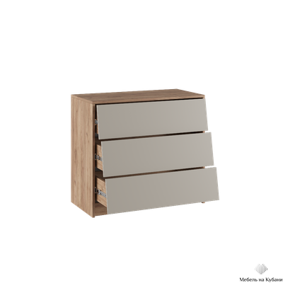 Ева комод 1 Крафт табачный/Кашемир