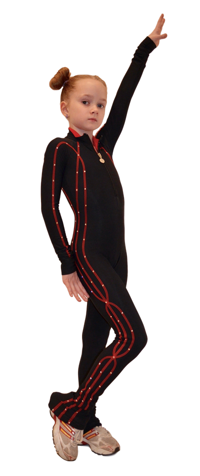 ТЕРМО-КОМБИНЕЗОН С РЕЛЬЕФНЫМ ЛАМПАСОИ И SWAROVSKI   (арт 508)