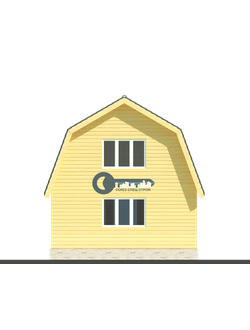 Д-12 ДАЧНЫЙ ДОМ ИЗ БРУСА:ГАБАРИТНЫЕ РАЗМЕРЫ: (7Х6М), ОБЩАЯ ПЛОЩАДЬ: 72М²