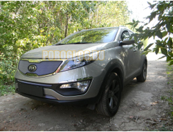 Защита радиатора KIA Sportage 2010-2016 chrome середина