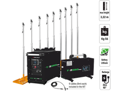 Мачта освещения TRIME X-Rail kit аккумуляторная, комплект