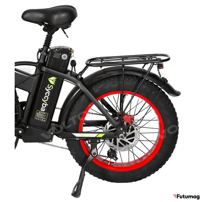 Электровелосипед SYCCYBA H1 (F10) DUAL 20AH красный