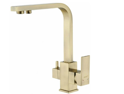 S-L1807C Смеситель для кухонной мойки под фильтр питьевой воды, бронзовый, SAVOL