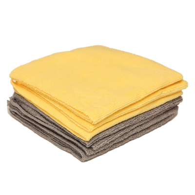 All-Purpose Terry 8set Набор микрофибр желтого и серого цветов, 8шт, 35х35 см, 300гм2. GWMF-302/8