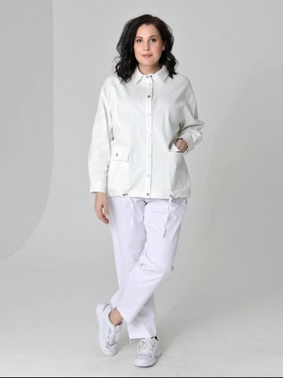 Куртка - Жакет 25230 белый