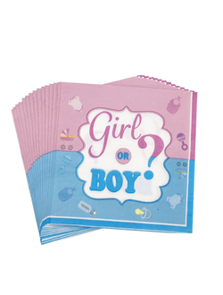 Салфетки гендер Boy or Girl 16 ШТ