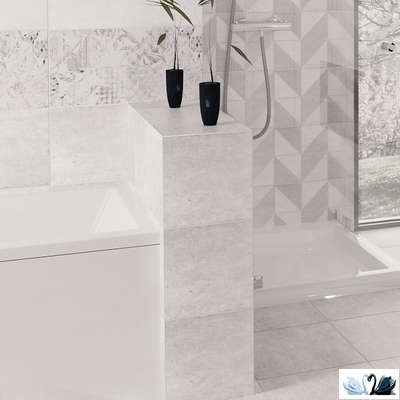 Плитка настенная Belani Скарлетт серый 30 х 60 см Береза керамика