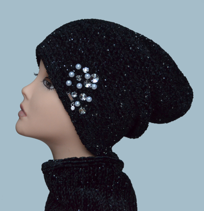 Черная шапка Италия зима 2019 Визио Vizio 6103