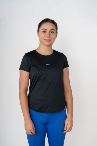 Футболка FIT ACTIVEWEAR T-SHIRT “AIRY” WITH REFLECTIVE LOGO 438 Черная